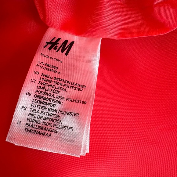 H&M Pink/Silver Fold Over Buttoned Going Out Crossbody Bag - Picture 7 of 7